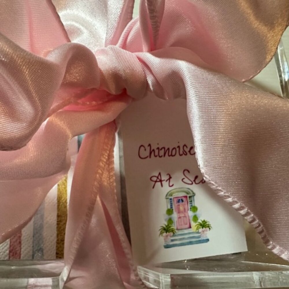 Pastel Napkins in Acrylic Napkin Holder - Picture 6 of 7